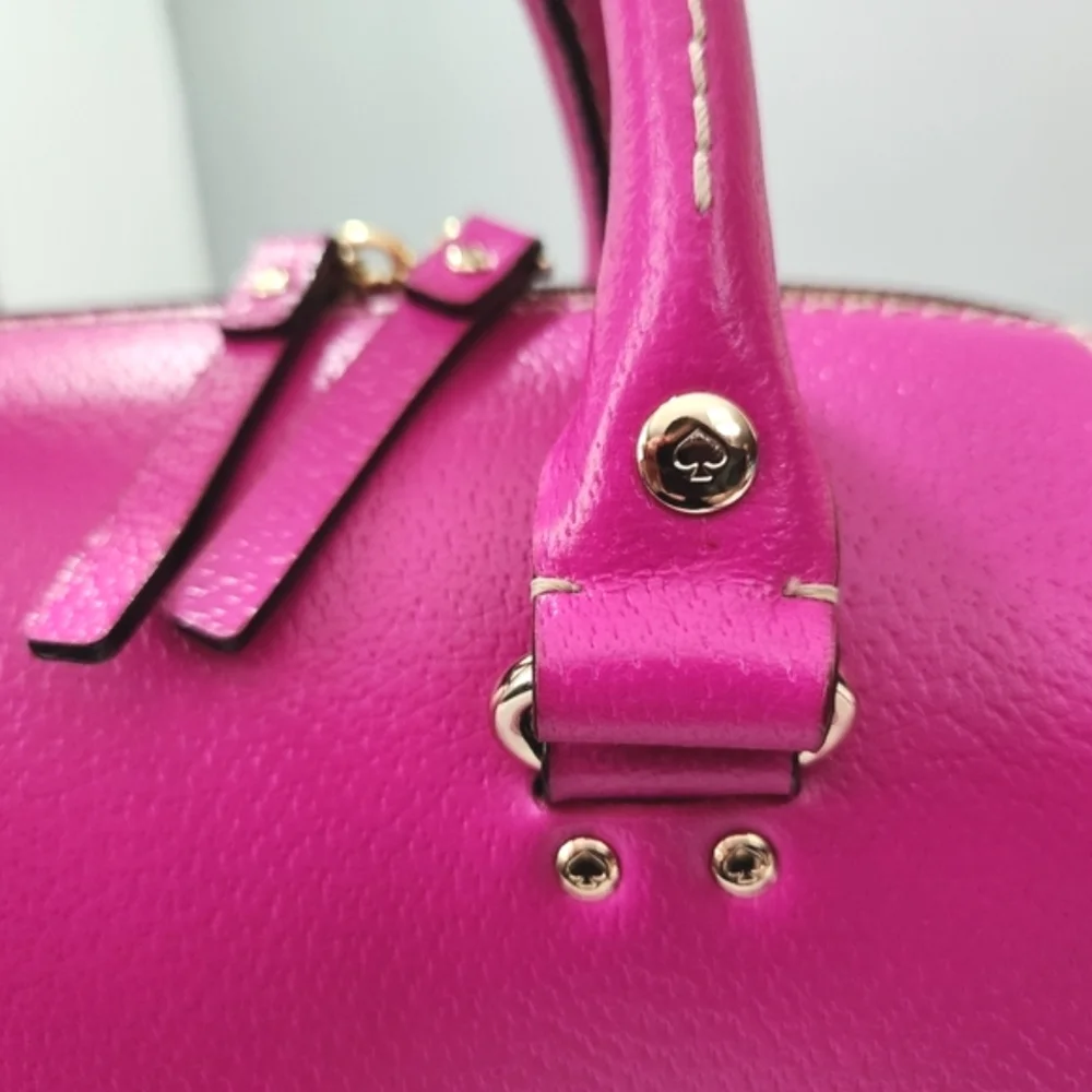 Kate Spade Alessa Satchel Bag Set with Full-size Wallet & Dust Bag Pink